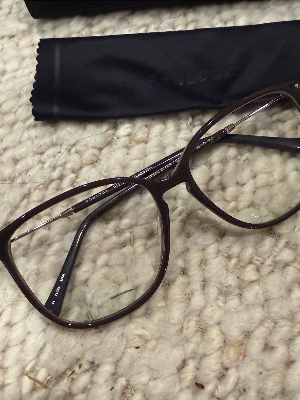 Bonlook Oversized Frames in Sonia ‘Creamy Grey’